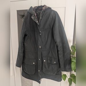 Barbour Women's Coat with Floral Hood Lining